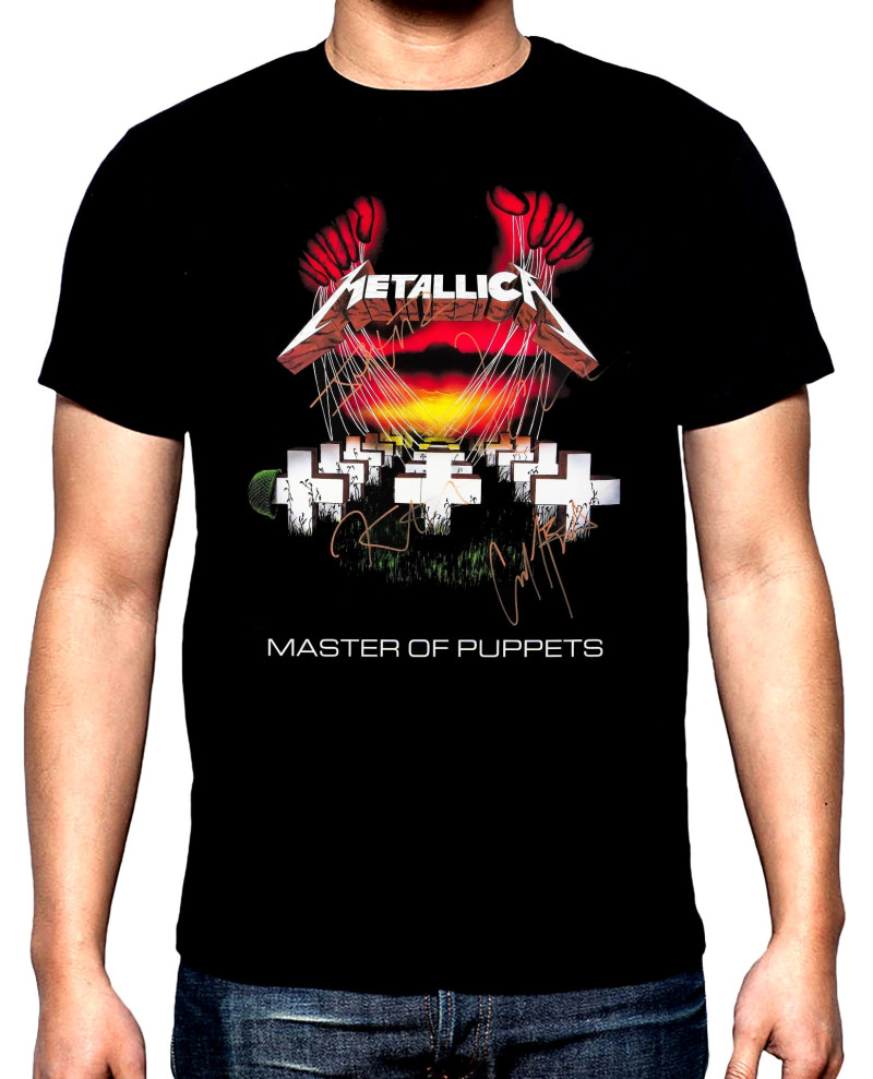 Тениски Metallica, Металика, Master of puppets, мъжка тениска, 100% памук, S до 5XL